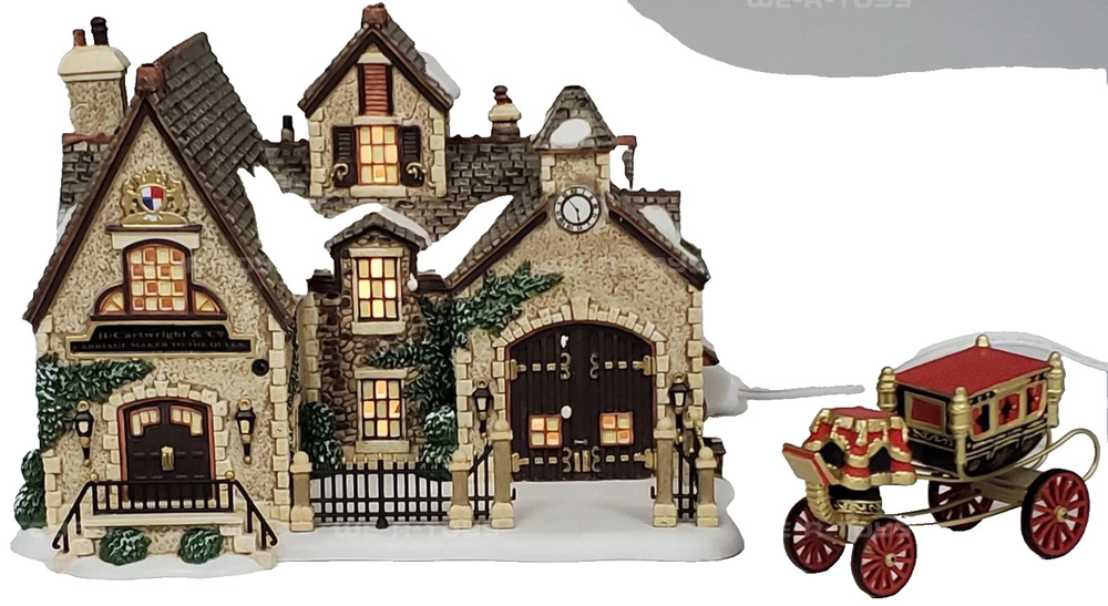 Department 56 Cartwright Coach Builders Dickens' Village Collector's Ed. W/Box